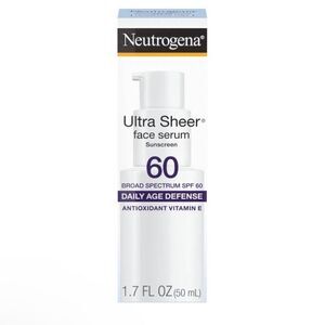 Neutrogena Ultra Sheer Face Serum 60 SPF 1.7oz